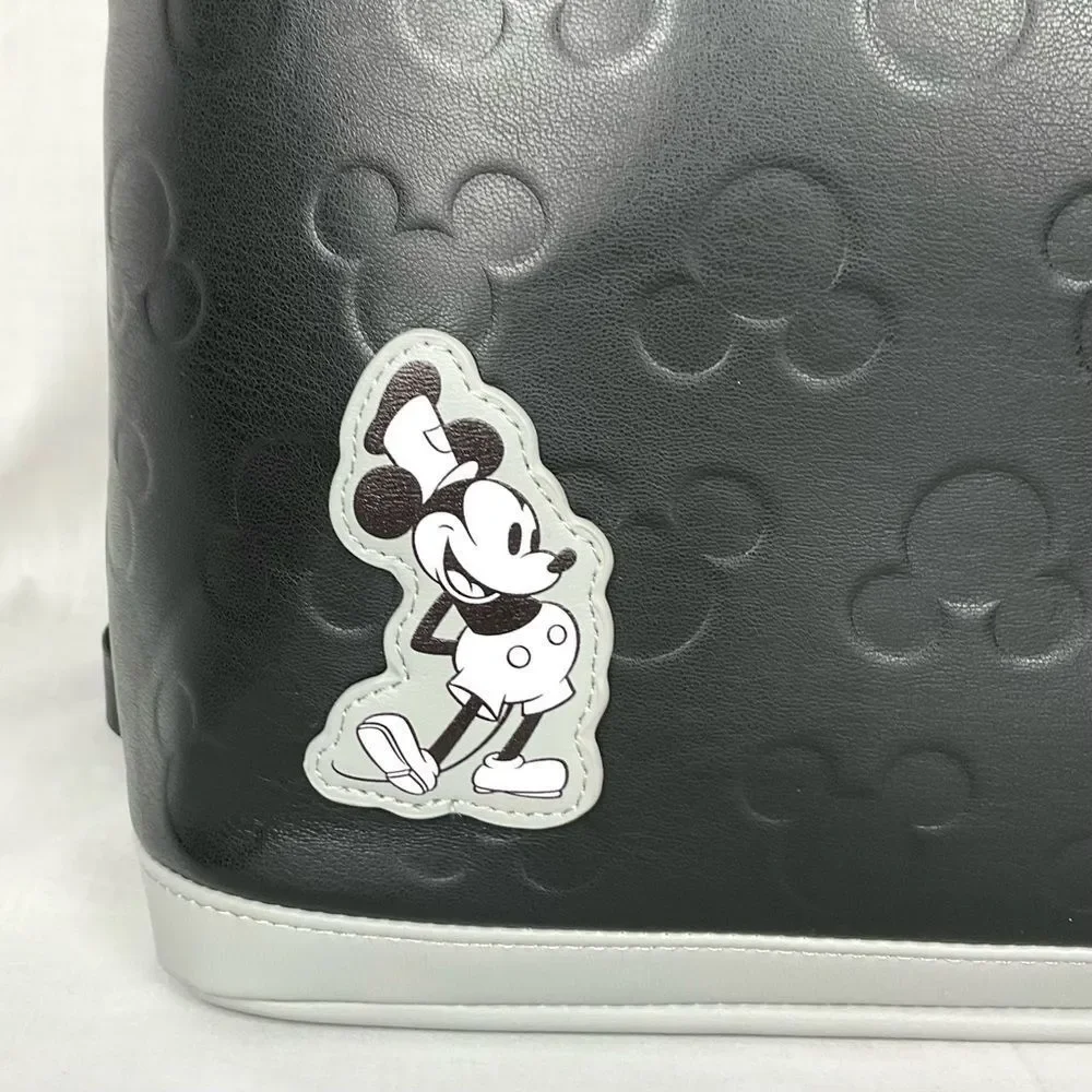 Disney Skinnydip London Black Backpack Mickey Mouse Steamboat Willie New